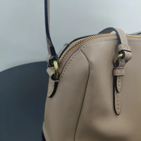 *Coach Peyton Bennett Mini Tan Leather Satchel - Picture 7 of 14
